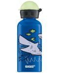 Детска бутилка Sigg KBT – Sharkies, синя, 0.4 L - 1t